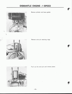 Demonteren motor 1 speed