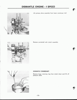 Demonteren motor 1 speed