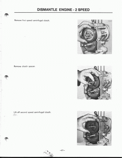 Demonteren motor 2 Speed