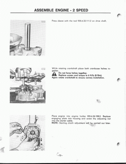 Monteren van motor 2 speed
